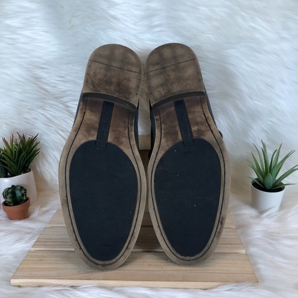 Calvin Klein Jeans Gray Suede Oran Oxfords - Picture 4 of 6